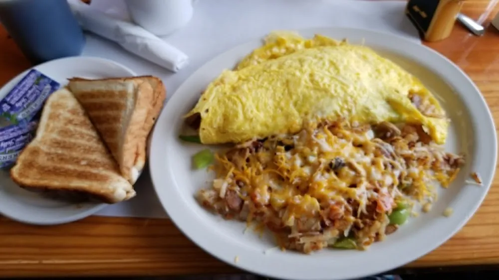 All American Omelet with Ham
