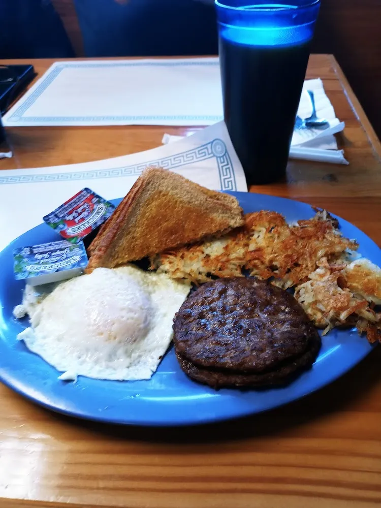 Country Fried Steak 2 Eggs Toast